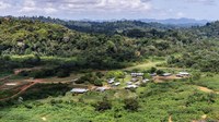 Le site du projet « Montagne d’or », octobre 2017 (Guyane)