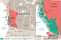 Aire protégée de la Great Bear Rainforest en Colombie britannique (Canada)