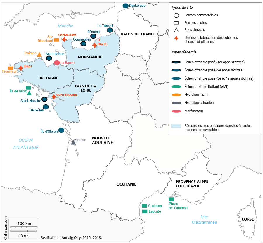 figure 6 carte energies marines France Oiry2018