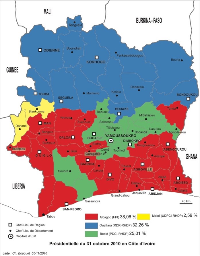 Cote d'Ivoire en 2010