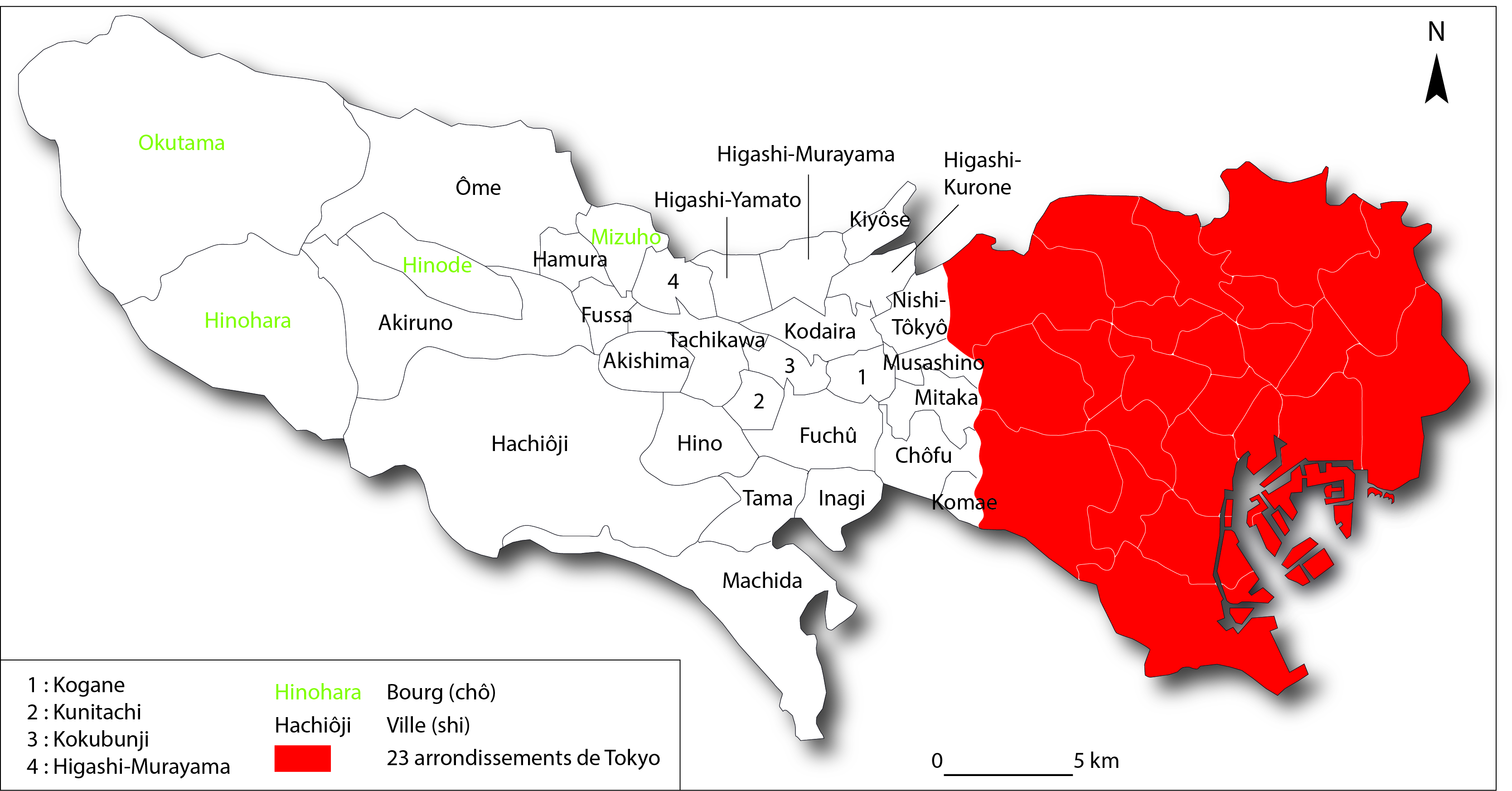 1.1 Carte de Tokyo 2