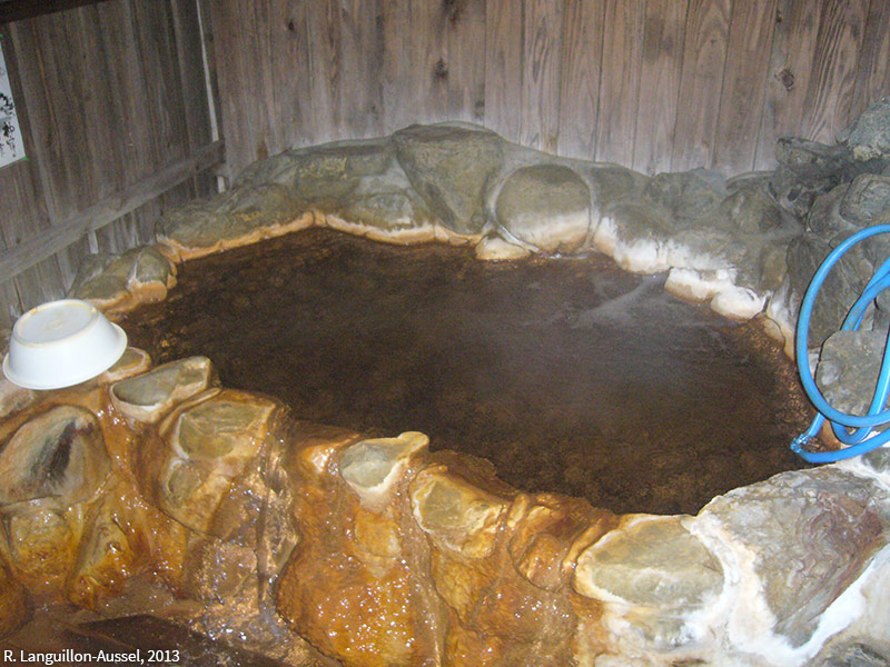 Onsen privé dans une auberge traditionnelle dans la ville de Kobayashi