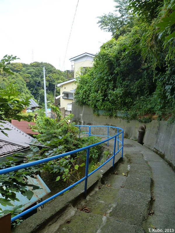 Cas de barrières physiques dans la ville de Yokosuka (Japon)