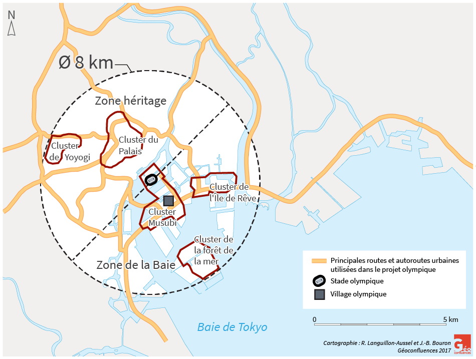 Raphaël Languillon-Aussel – Projet olympique Tokyo carte plan