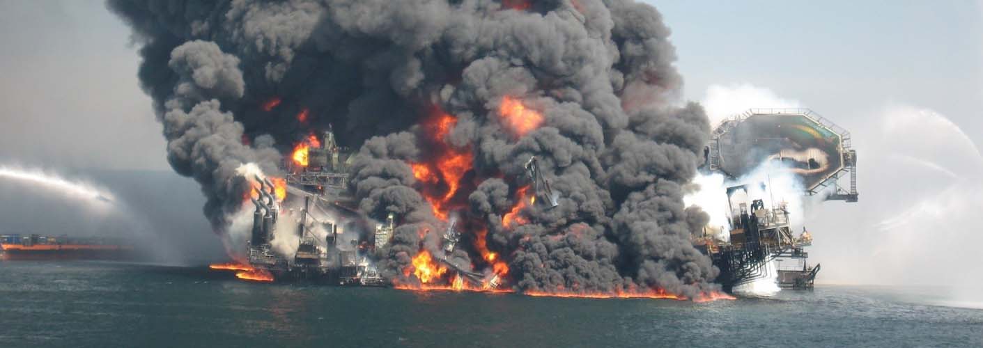Explosion plateforme pétrolière