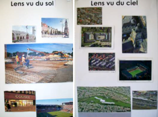 lens vu du sol vu du ciel