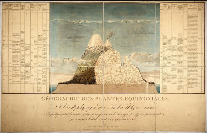 Alexander von Humboldt, géographie des plantes équinoxiales