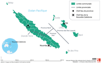 Nouvelle-Calédonie : carte de localisation