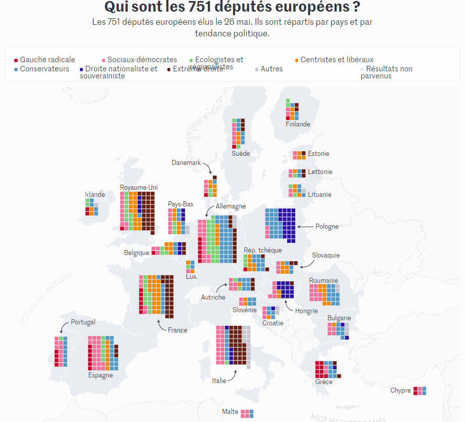 carte deputes europeens 2019