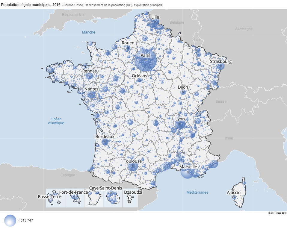 population legale municipale 2016 insee