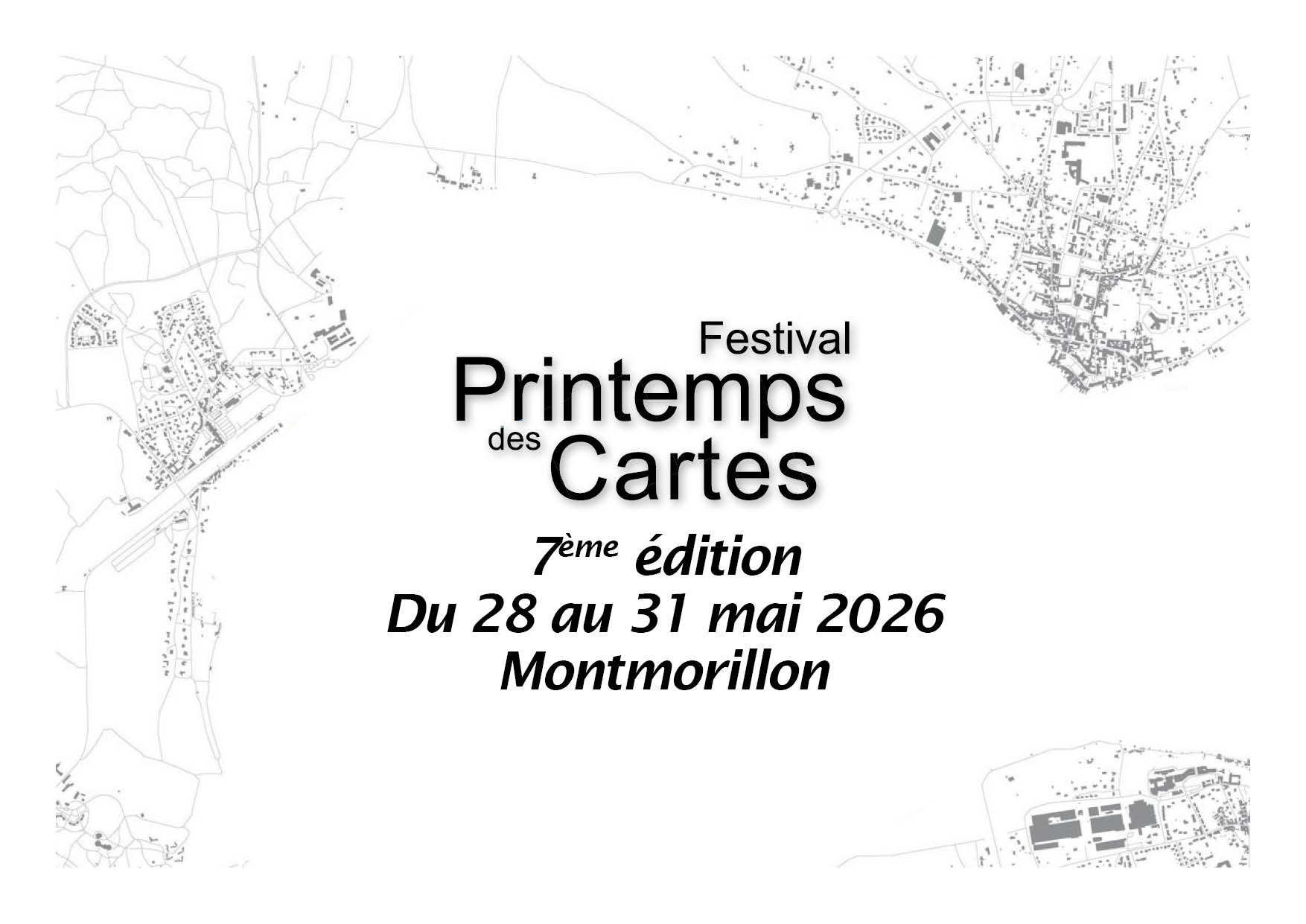 festival printemps des cartes Montmorillon affiche 2026