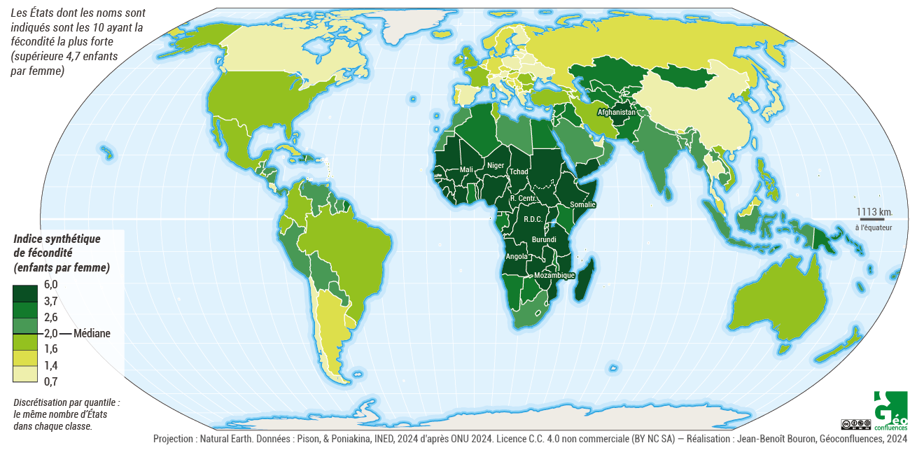 fécondité monde