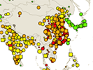 carte onu urbanisation taux de croissance
