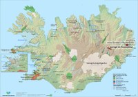 Les principaux espaces protégés en Islande