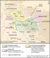 Un espace frontalier disputé (Chine, Inde, Pakistan)