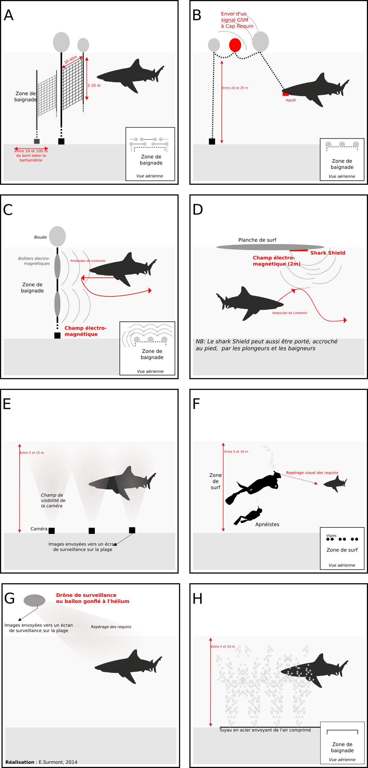 Protections anti-requins